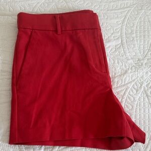 LOFT Riviera Red Women's Dress Shorts